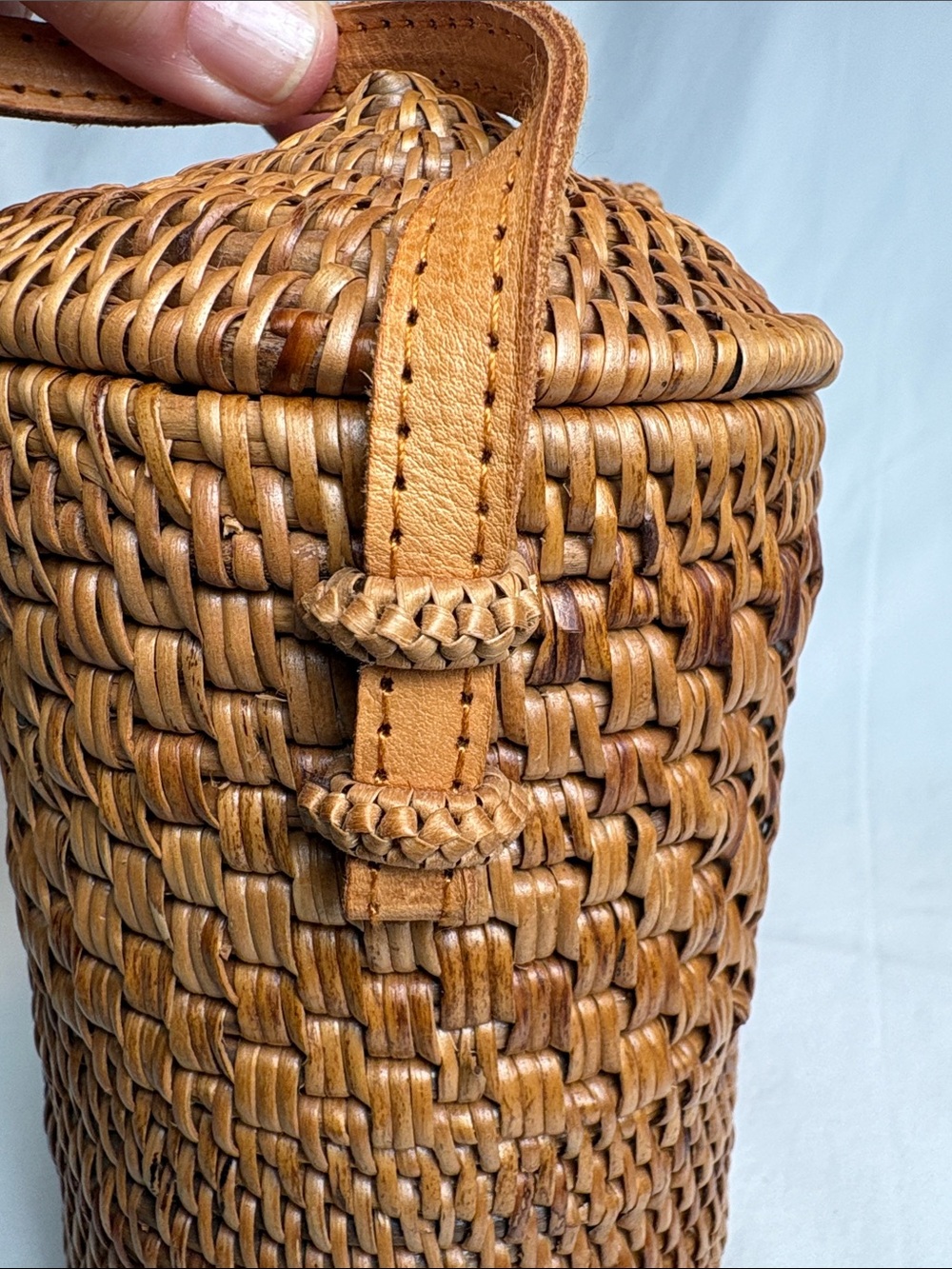 Folk Fortune x Madewell Hand Woven Rattan Bali Bag - EUC - Picture 10 of 12